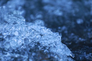 Ay ışığındaki su dokusu