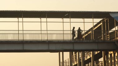 Siluetler Ayak Köprüsü 'nde