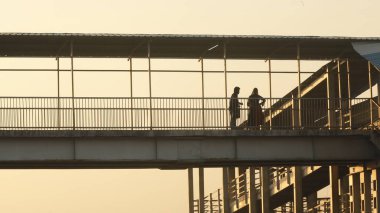 Siluetler Ayak Köprüsü 'nde