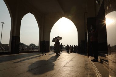 silhouettes at Corridor Arch Gate