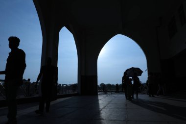 silhouettes at Corridor Arch Gate