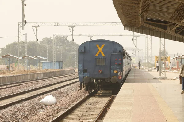 Tåg Station Hyderabad Indien Mars 2022 — Stockfoto