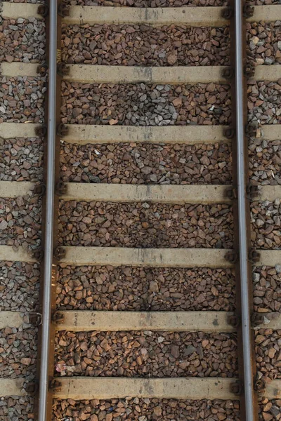 Bahngleise Bahnhof — Stockfoto