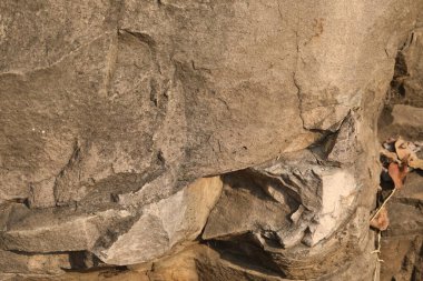 Çiğ taş dokusu yakın plan