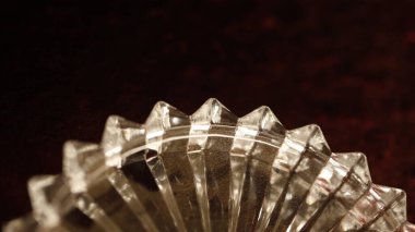 Soyut Cam Doku Makro Çekimi