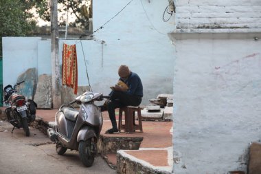 Indian Old man at Home 15th Aug 2022 Hyderabad India