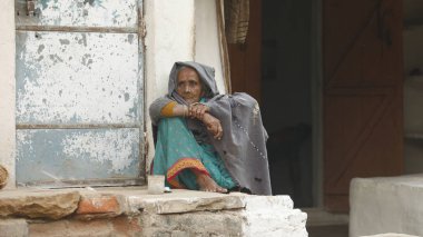 Indian Old women at Home Hyderabad India 2nd Aug 2022