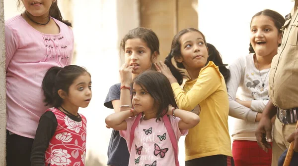 Young Indian Girls waching Hyderabad India 15th Aug 2022