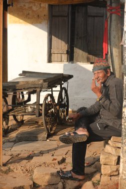 Indian Old man at Home 15th Aug 2022 Hyderabad India