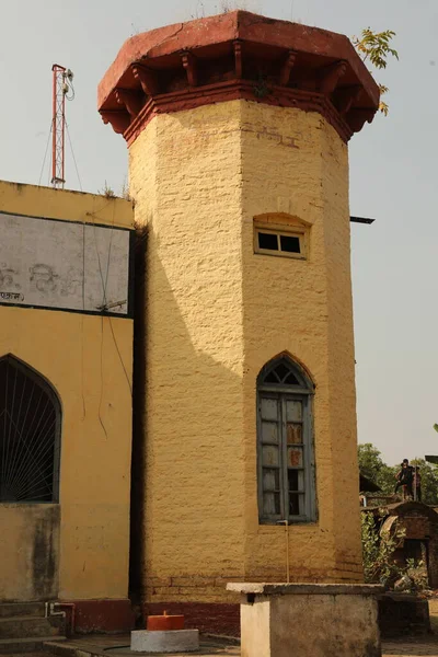 Εγκαταλελειμμένο Κάστρο Στην Αγροτική Περιοχή Ινδία — Φωτογραφία Αρχείου