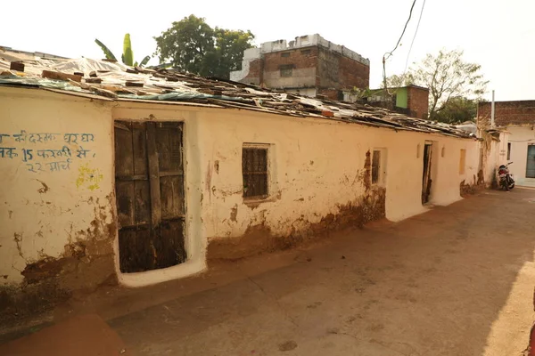 放棄された村の家インド — ストック写真