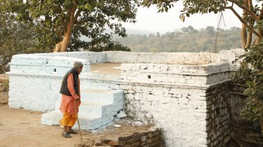 Indian Old Man in Getup Hyderabad India 2nd Aug 2022