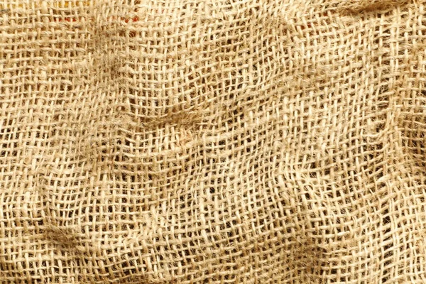 Rice Bag Cloth Texture Closeup — Stockfoto