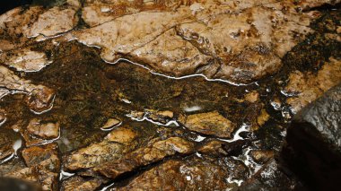 Çiğ taş dokusu yakın plan