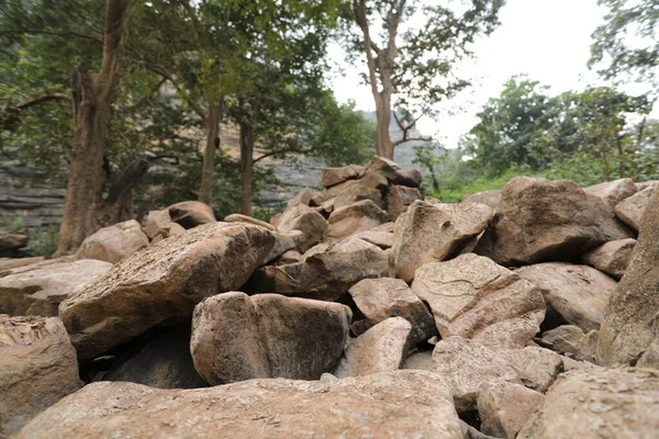 Çiğ taş dokusu yakın plan