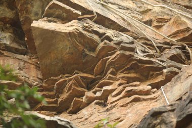 Çiğ taş dokusu yakın plan