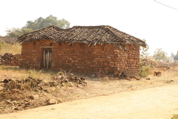 印度弃村之家 — 图库照片