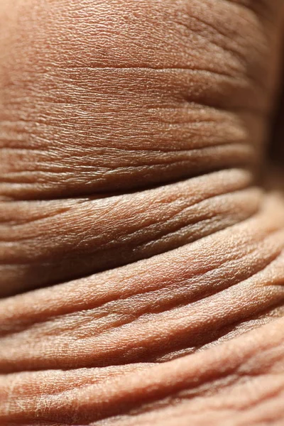 Makro Snímek Lidské Kůže — Stock fotografie