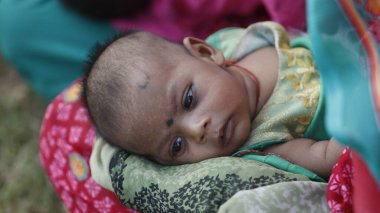Closeup of a Indian Kid Hyderabad India 15th Aug 2022