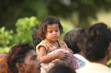 Young Girl with Father 2nd Aug 2022 Hyderabad India