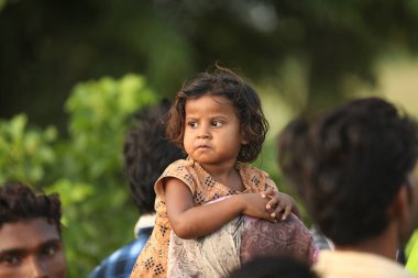 Young Girl with Father 2nd Aug 2022 Hyderabad India