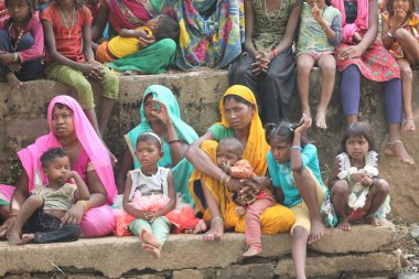 Poor Mothers and kids Hyderabad India 2nd Aug 2022