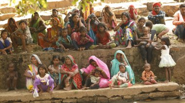 Poor Mothers and kids Hyderabad India 2nd Aug 2022