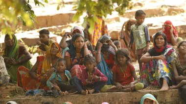 Poor Mothers and kids Hyderabad India 2nd Aug 2022