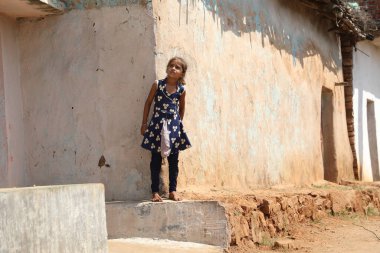 Indian poor Children watching Hyderabad India 2nd Aug 2022