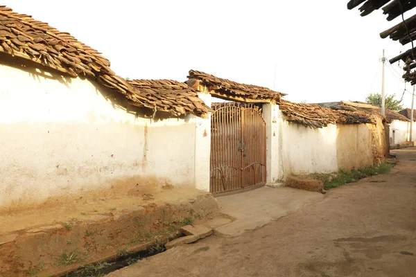 Terk Edilmiş Hindistan Köy Evi — Stok fotoğraf