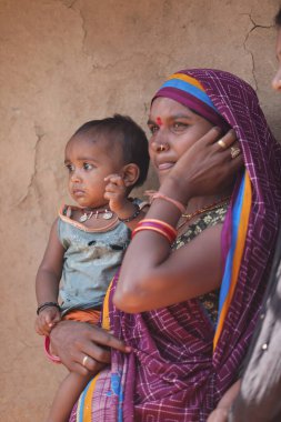 Poor Mother and kid Hyderabad India 2nd Aug 2022
