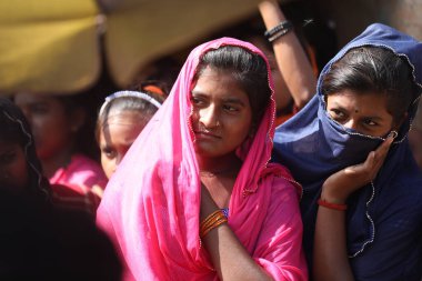 Young Indian Girls waching Hyderabad India 15th Aug 2022