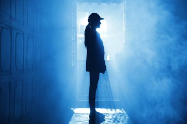 Silhouette of a Female model