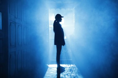 Silhouette of a Female model