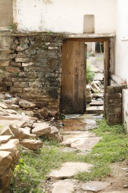 Terk Edilmiş Hindistan Köy Evi