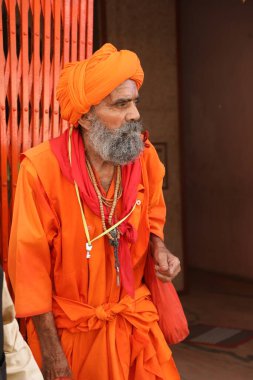 Indian Old Man in Getup Hyderabad India 2nd Aug 2022