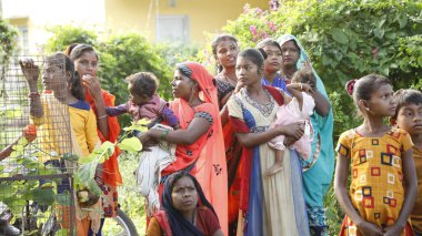 Indian Village People watching Hyderabad India 2nd Aug 2022