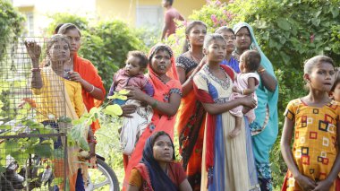 Indian Village People watching Hyderabad India 2nd Aug 2022