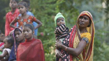 Indian Village People watching Hyderabad India 2nd Aug 2022