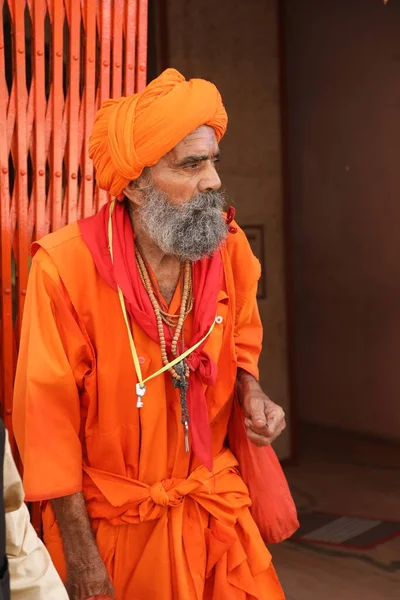 Indian Old Man Getup Hyderabad India 2Nd Aug 2022 —  Fotos de Stock