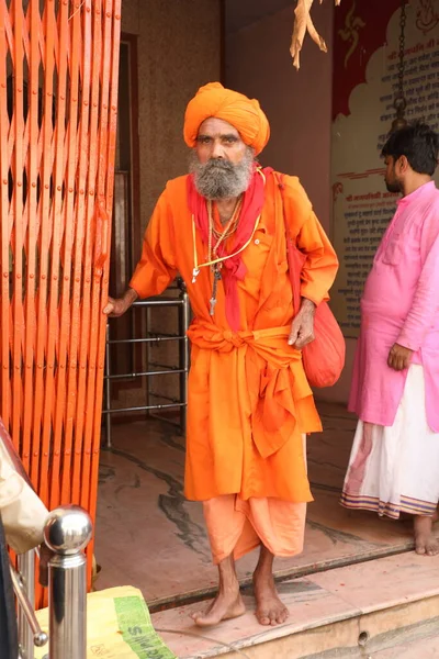 Indian Old Man Getup Hyderabad India 2Nd Aug 2022 — 스톡 사진