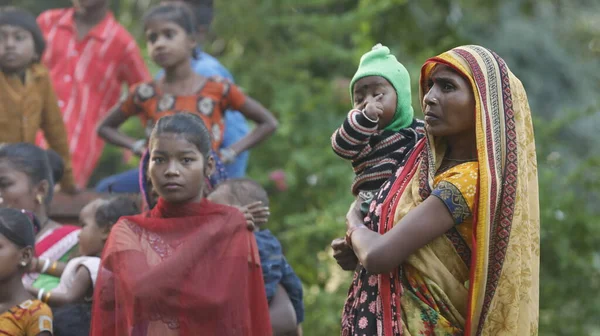 Индийская Деревня Люди Смотрят Хайдарабад Индия Августа 2022 — стоковое фото