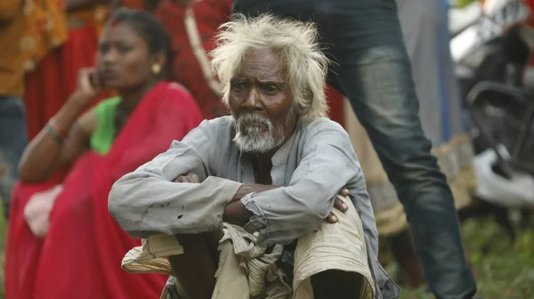 Indian Old Man Close Hyderabad India 24Th July 2022 — 图库照片