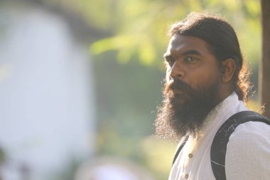 Male model Hair and beard style 2nd Aug 2022 Hyderabad India