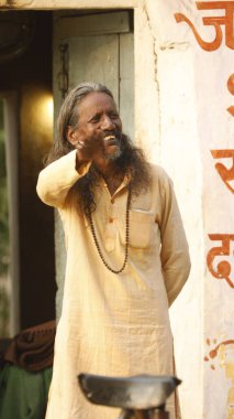 Indian Old Man in Getup Hyderabad India 2nd Aug 2022