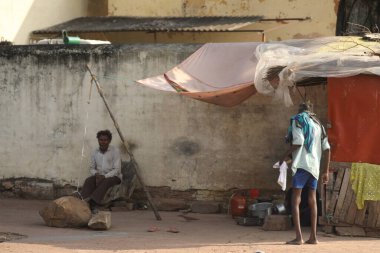 Indian Old man at Home Hyderabad India 2nd Aug 2022