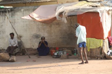 Indian Old man at Home Hyderabad India 2nd Aug 2022