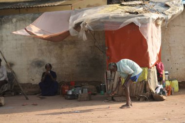 Indian Old man at Home Hyderabad India 2nd Aug 2022
