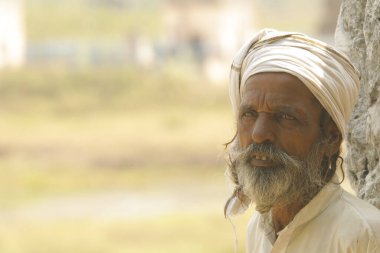 Indian Old man at Home Hyderabad India 2nd Aug 2022