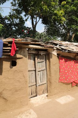 Poor Houses in a village rural area